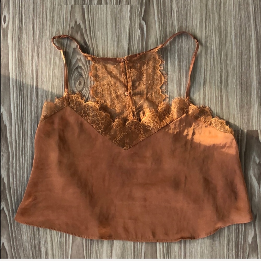 Silk tank top